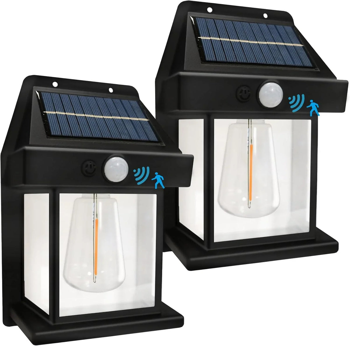 Solar Wall Lantern with 3 Lighting Modes and Waterproof