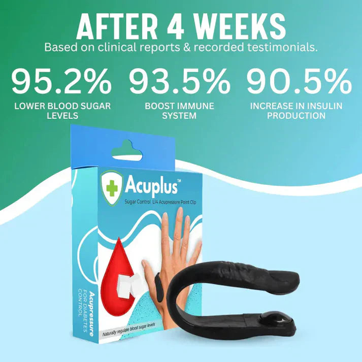 Acuplus+ Sugar Control Acupressure Point Clip - Buy 1 Get 1 FREE